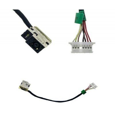 Dc-Jack compatible para portatil HP omen 15-a / 15-ac / 15-ax / 15-AY / 15-ax001np / Hp 255 / 12.5cm Aprox. / 7 Pines / 799736-f57