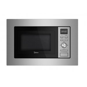 Microondas integrable Midea MBMAG720AX, 17 litros, 700W, con Grill, inox
