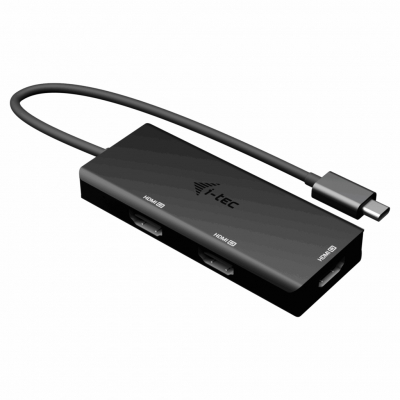 USB-C Triple 4K HDMI Video Adapter, Power Delivery 100W