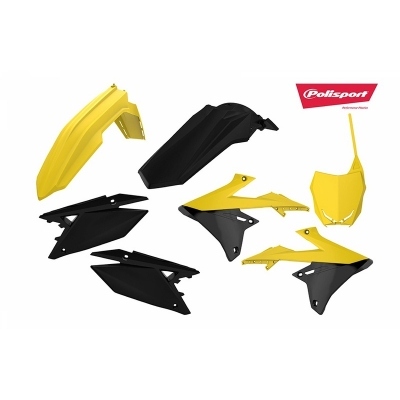 Kit de plástica Polisport RM-Z450 18 Amarillo / Negro 90839