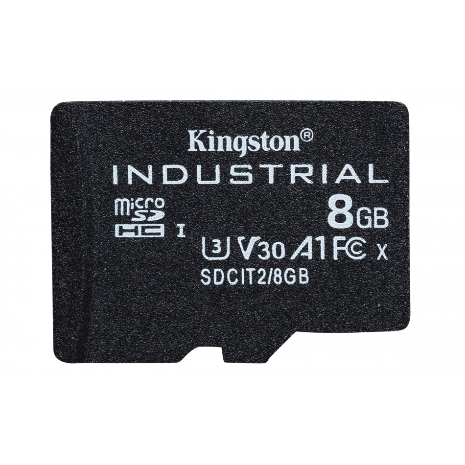 Tarjeta 8GB microSDHC Industrial C10 A1 pSLC paquete individual sin adaptador
