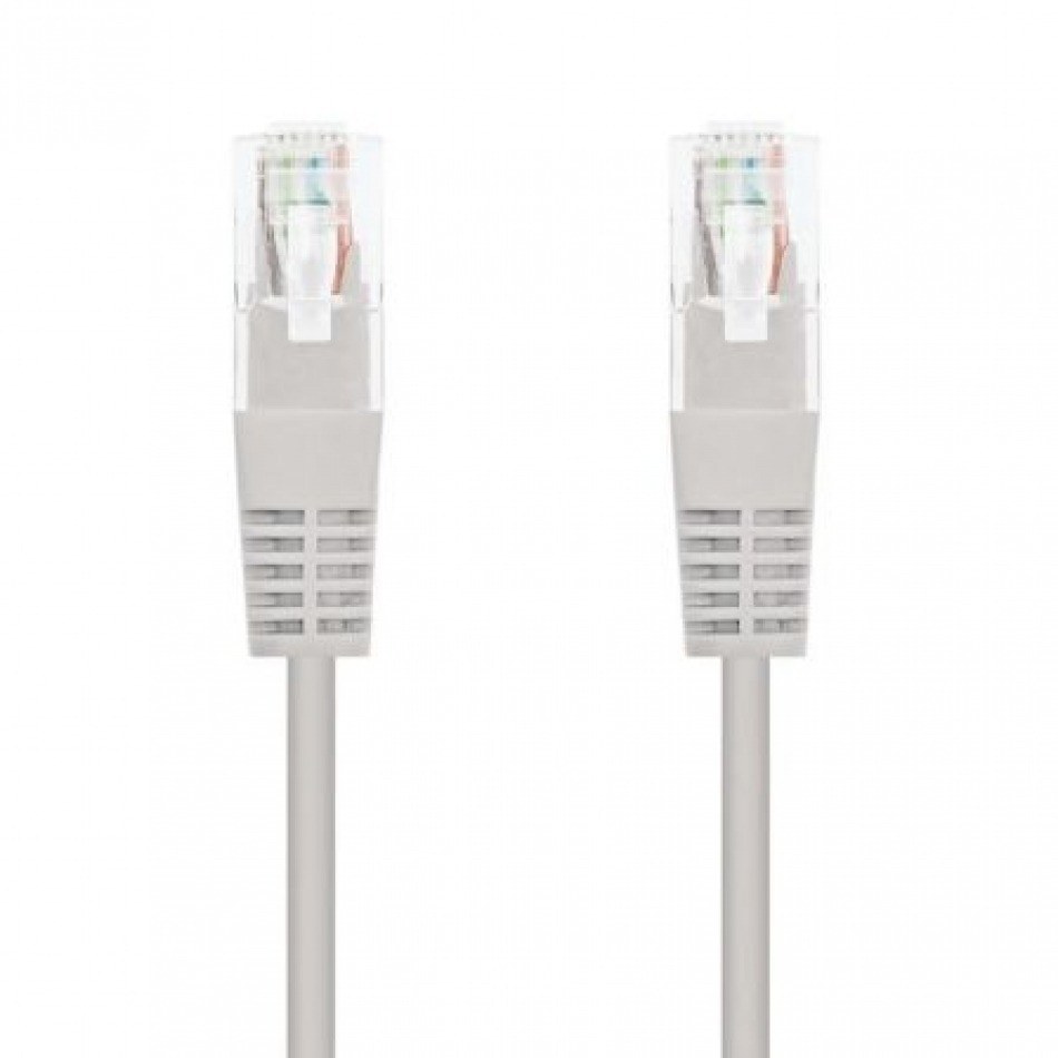 Cable de Red RJ45 UTP Nanocable 10.20.1301 Cat.6/ 1m/ Gris