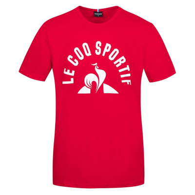Camiseta LE COQ SPORTIF BAT TEE SS Nº2M ROUGE 2210559 Rojo