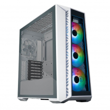 GABINETE COOLER MASTER (MB520-WGNN-S01) MASTERBOXMB520,VIDRIO TEMP,3FAN ARGB,ATX,BLANCO,S/FUENTE