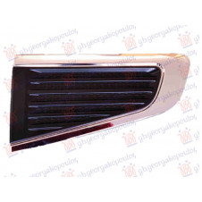 FRONT DOOR MOULDING UPPER BLACK (W/CHROME)
