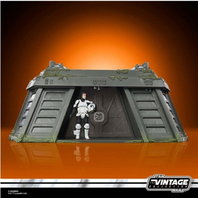 Figura hasbro star wars the vintage collection playset endor bunker con endor rebel commando (scout trooper disguise)