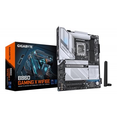 B860 GAMING X WIFI6E Placa base - CPUs Intel Core Ultra, VRM de 12+1+2+1 fases, hasta 9066MHz DDR5, 1xPCIe 5.0 + 2xPCIe 4.0 M.2, LAN 2,5 GbE, WIFI 6E, USB4