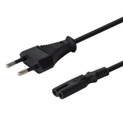 CL-97 cable de transmisión Negro 1,2 m Enchufe tipo E IEC C7