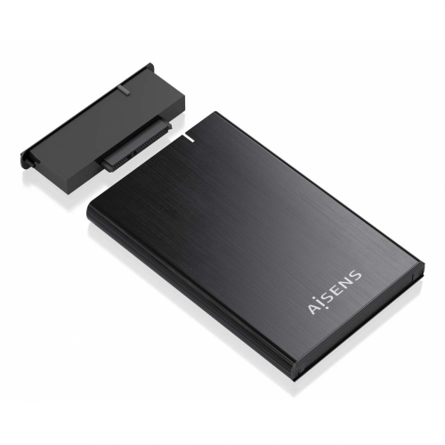 AISENS - CAJA EXTERNA 2,5" ASE-2528B 9.5MM SATA A USB 3.0/USB3.1 GEN1, NEGRA