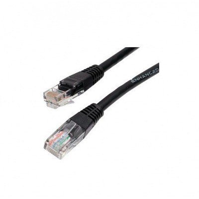 CABLE RED GEMBIRD CAT5E UTP MOLDEADO 0,5M Negro