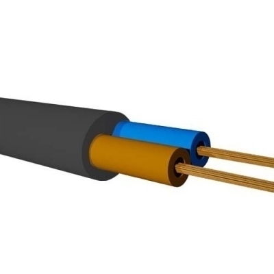 Manguera Electrica NEGRA 2x0,75mm PLANA 300/500V (100)