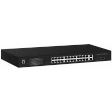 LevelOne GEP-2841 switch Gestionado L2 Gigabit Ethernet (10/100/1000) Energ?a sobre Ethernet (PoE) 1U Negro