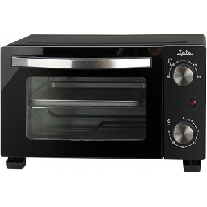 Horno compacto de sobremesa mini Jata JEHN0910, 800W, 10 litros, medidas 37 x 27 x 23 cm, Grill, temporizador, negro