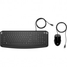 Kit teclado + mouse raton hp pavilion 200 9df28aa usb 2.0 - teclado ingles