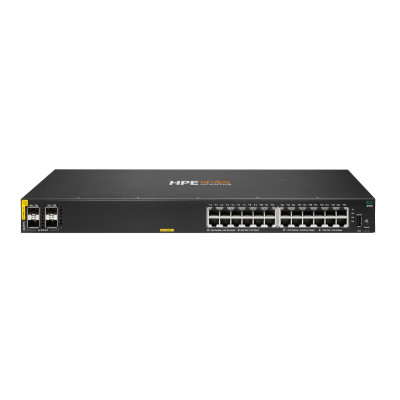 Aruba Networking CX 6100 24G Class4 PoE 4SFP+ 370W Switch