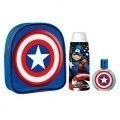 Captain America Eau De Toilette Spray 50ml Set 3 Piezas