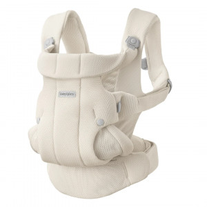 Mochila Porta Bebé Hold BabyBjörn Material: Woven, color Crema