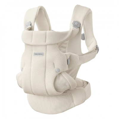 Mochila Porta Bebé Hold BabyBjörn Material: Woven, color Crema