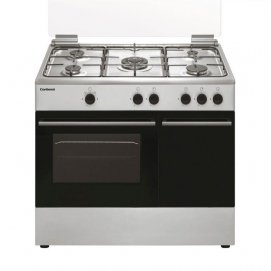 Conjunto de Cocina Corberó CC510GB90X, 90 x 60 cm, 5 zonas, portabombona butano, inox