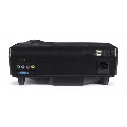 PROYECTOR FONESTAR PR-1501 - LED - 400 LUMENS - 800:1 - SVGA 800 X 600 - HDMI - VGA - RCA - NEGRO