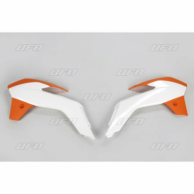 Plásticos laterales de radiador UFO KTM original KT04042-999W KT04042#999W