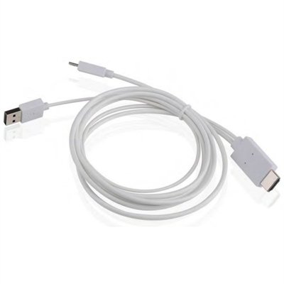 Cable adaptador mhl a hdmi approx micro usb - usb 2.0 - macho - macho - blanco