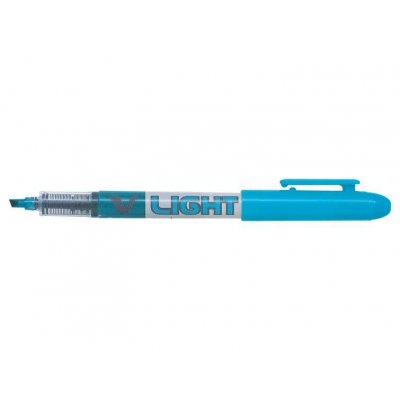 Pilot Rotulador Marcador V-Light - Punta Biselada 3.60mm - Trazo de 3.30mm - Color Azul