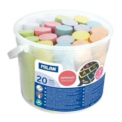 MILAN BOTE 20 TIZAS MAXI COLORES SURTIDOS