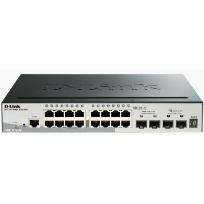 DGS-1510-20 switch Gestionado L3 Gigabit Ethernet (10/100/1000) Negro