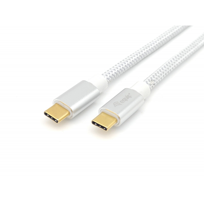 128355 Cable USB 3.2 Gen 2 C a C, M/M, 0,5m, PD 100W , 4K/60Hz, 10Gbps, Blanco
