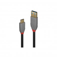 Lindy 36912 cable USB 1,5 m USB 3.2 Gen 2 (3.1 Gen 2) USB C USB A Negro, Gris