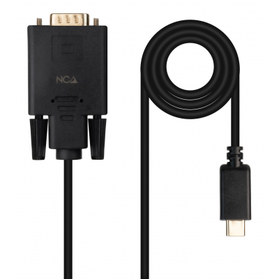 Nanocable CABLE CONVERSOR USB-C A VGA, USB-C/M-VGA/M, 1.8 M