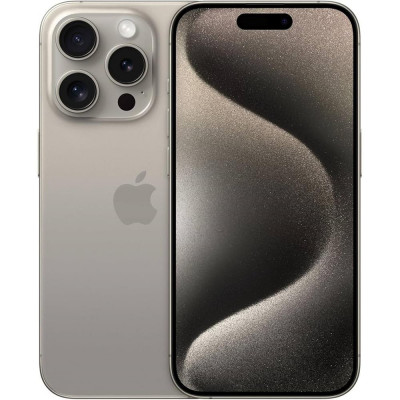 Telefono movil smartphone apple iphone 15 pro 5g - 256gb - 6.1 pulgadas titanium acondicionado