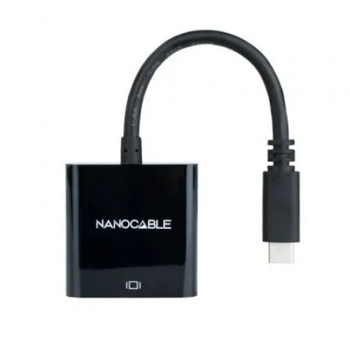 Conversor USB-C a HDMI 4K NEGRO NANOCABLE