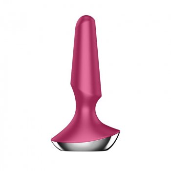 Plug-ilicious 2 Plug Anal con Vibración con Satisfyer Connect App Berry