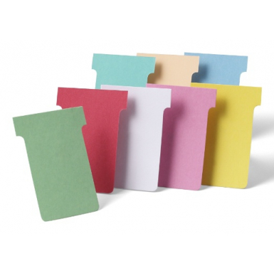 Estuche 100 Fichas T Tamaño 2 blanco