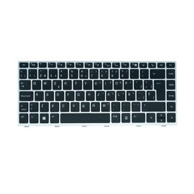 Teclado compatible para portátil HP Elitebook 840 G5 / 840 G6 / Marco Plata