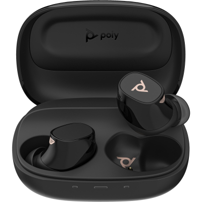 Voyager Free 20 Black Earbuds +Basic Charge Case