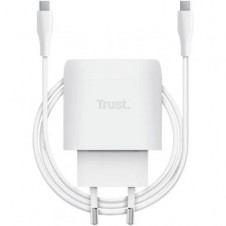 Cargador de Pared GaN Trust Maxo 45W/ 1xUSB Tipo-C/ Incluye Cable USB Tipo-C/ 45W