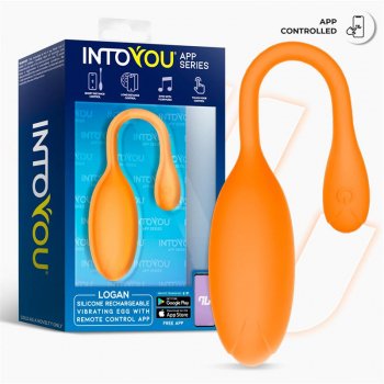 Logan Huevo Vibrador con APP Unibody Naranja