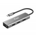 DOCKING USB-C EQUIP 133485 A 1xHDMI 4K 1xDISPLAYPORT 4K 1xVGA 1xUSB-A 2.0