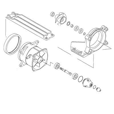 WSM Kawasaki 900 STX Turbine repair kit 003-609