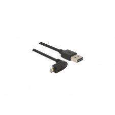 DeLOCK cable USB 2.0, USB A, Micro-USB B, 5 m Negro