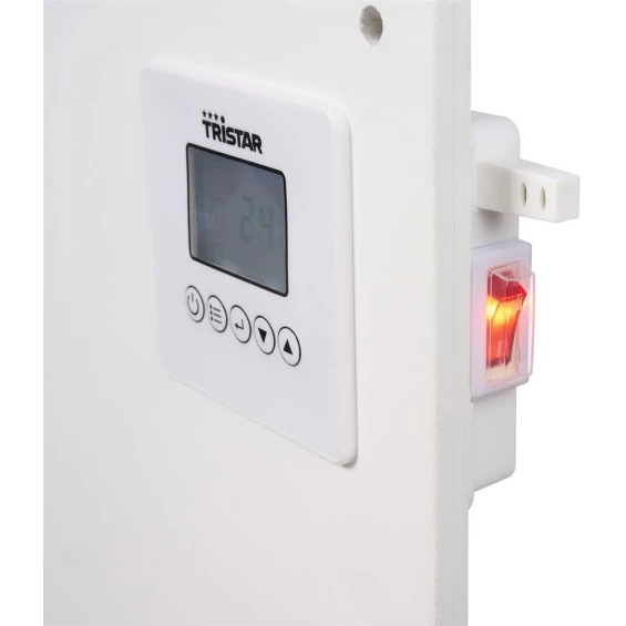 Placa radiante Tristar KA-5094, 550 W, infrarrojos, IP44, temporizador, blanco - imagen 3