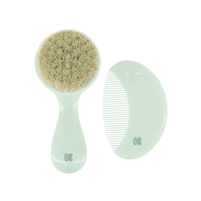 Peine y cepillo con cerdas naturales Savanna Menta