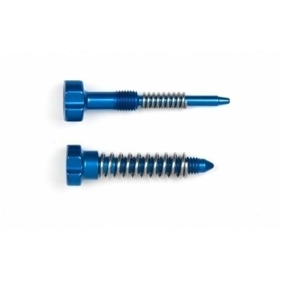 S3 Enduro Carburetor Adjuster Screws Idle + Air + Springs Blue BL-698-U