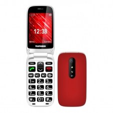 Telefono movil telefunken s445 senior phone - 2.8pulgadas - rojo