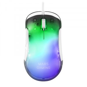 MARS GAMING Ratón MMGLOW White