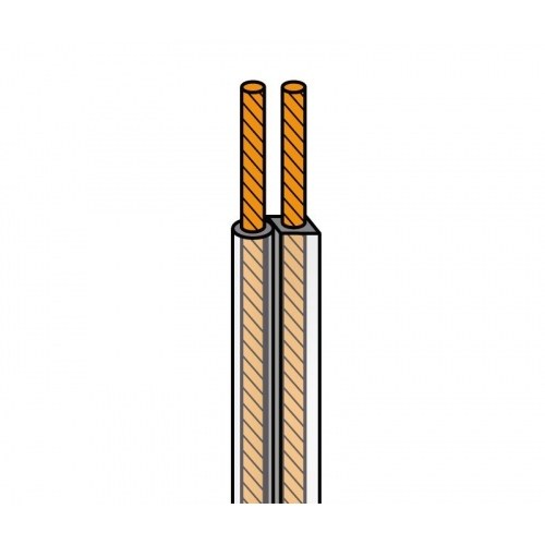 Cable Paralelo 2x1,5mm TRANSPARENTE Metreado (100m)