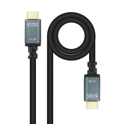 Cable HDMI 2.1 IRIS 8K A/M-A/M, Negro, 0.5 m